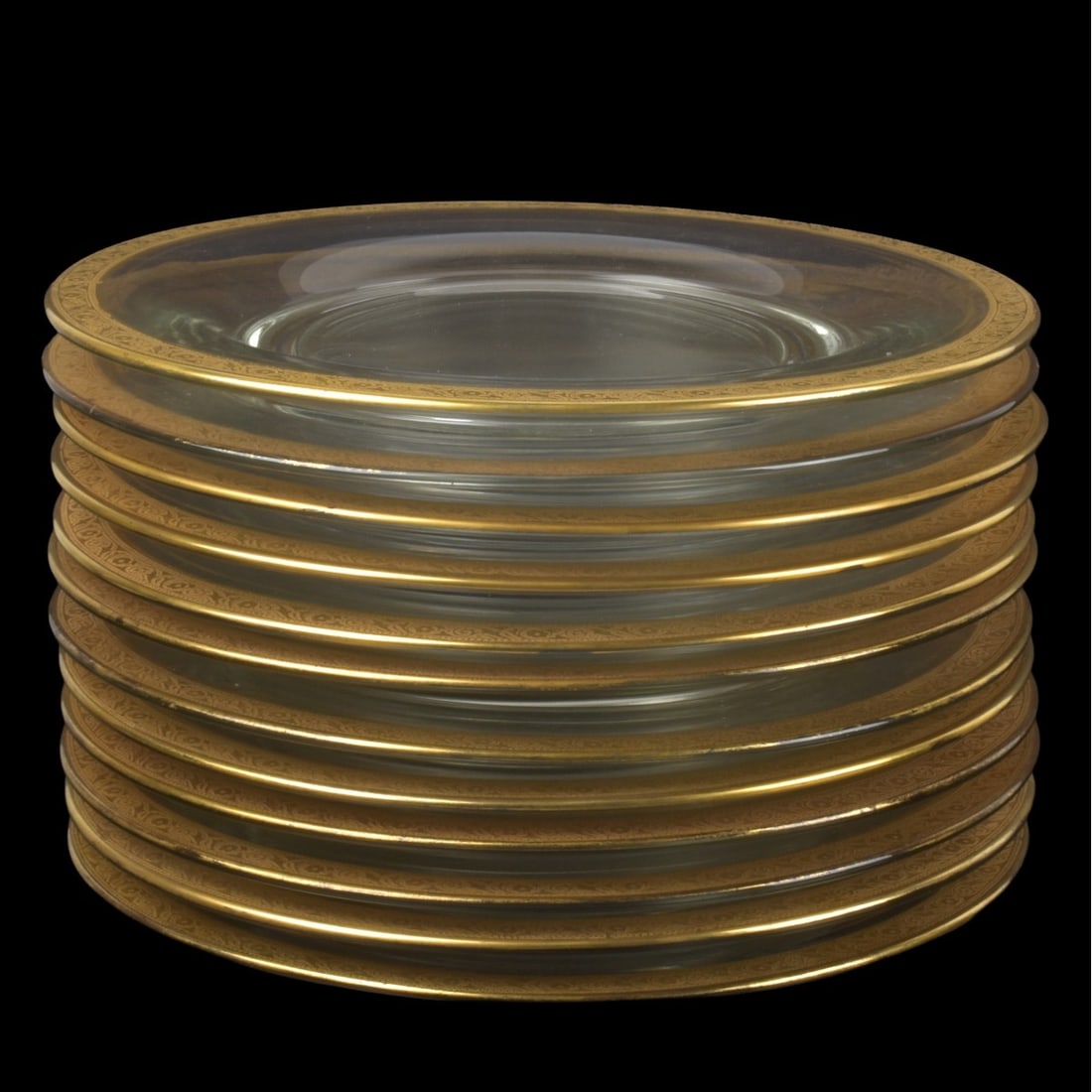 Tiffin Franciscan Glass Plates (1 of 4)