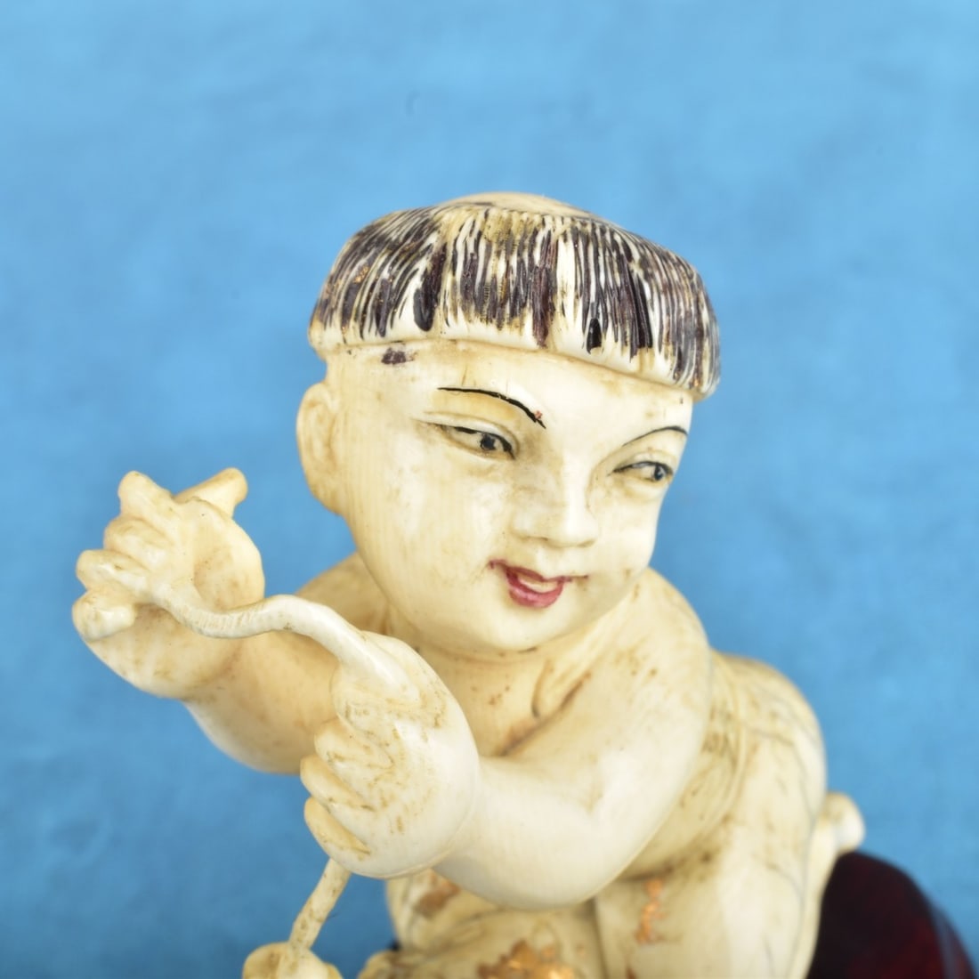 Three Assorted Carved Items - 6