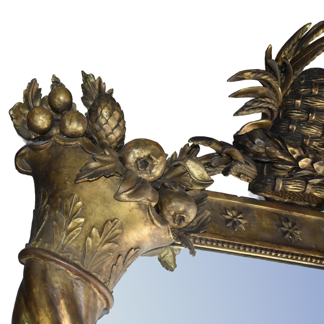 19th C. French Oval Mirror - 3