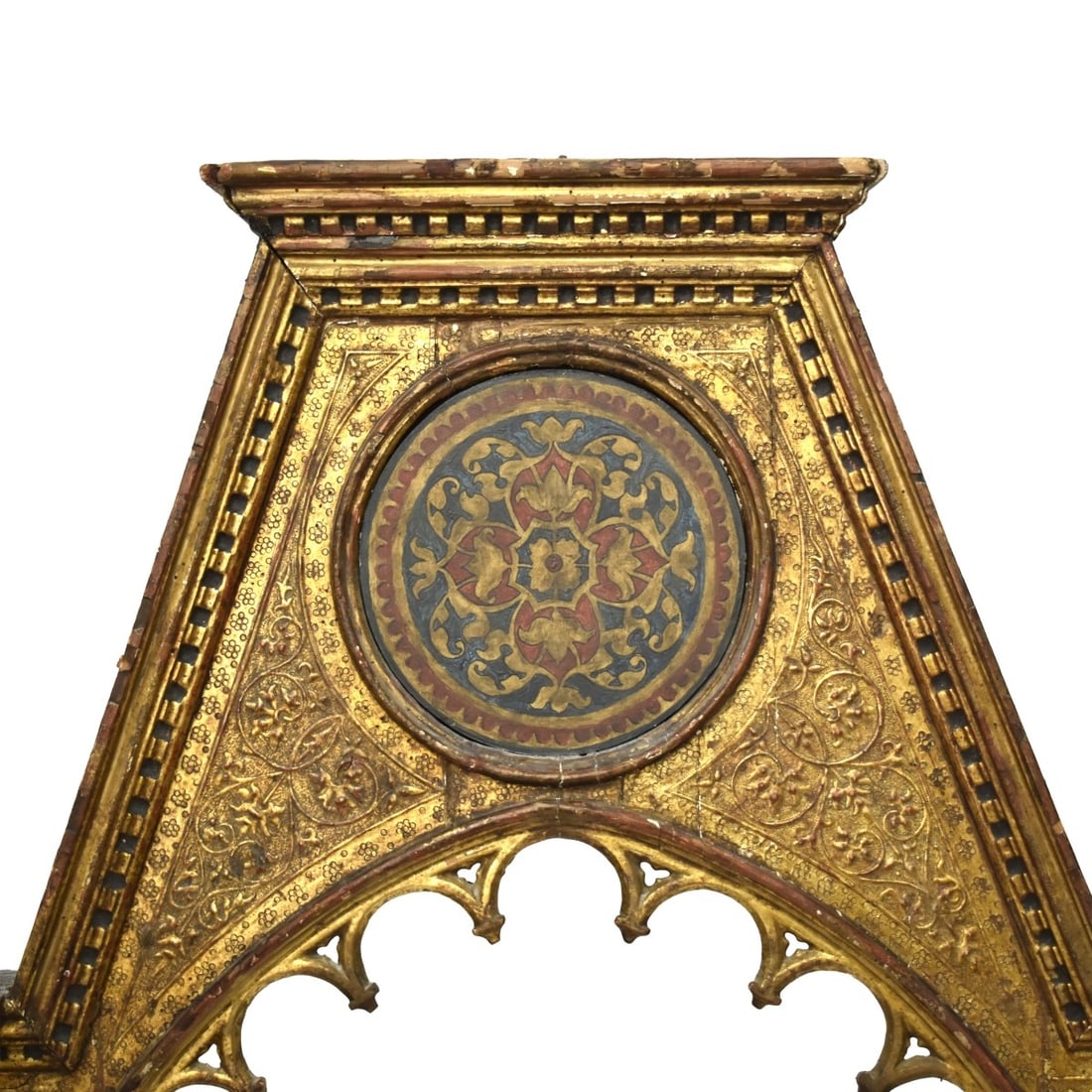 19th/20th C. Gothic Style Mirror Frame - 2