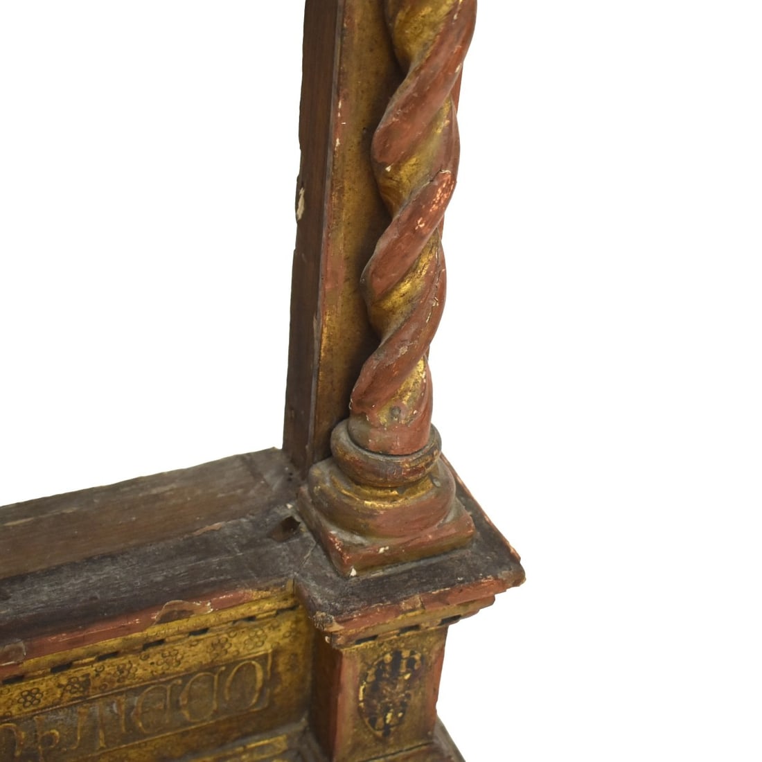 19th/20th C. Gothic Style Mirror Frame - 3