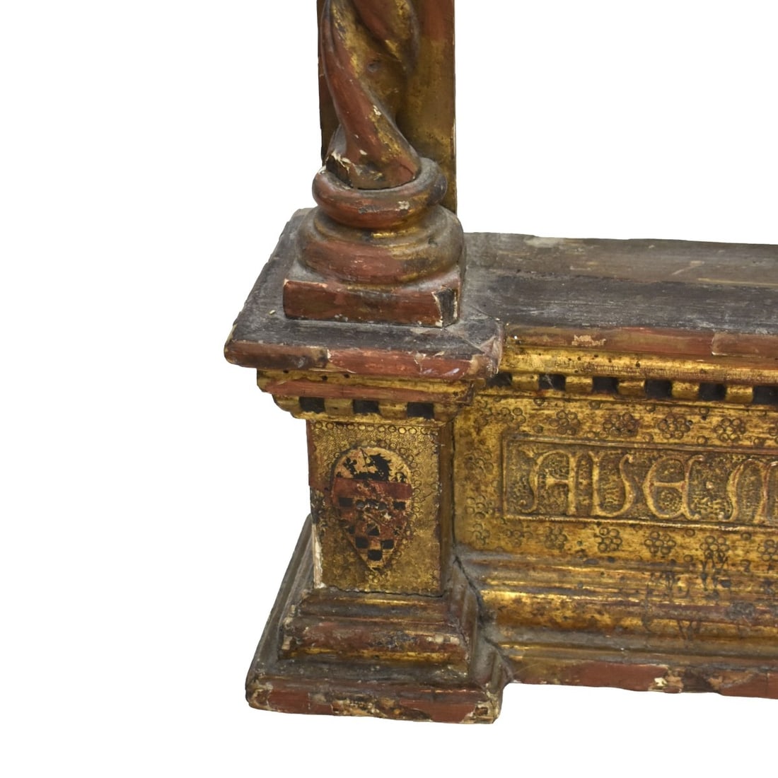 19th/20th C. Gothic Style Mirror Frame - 5