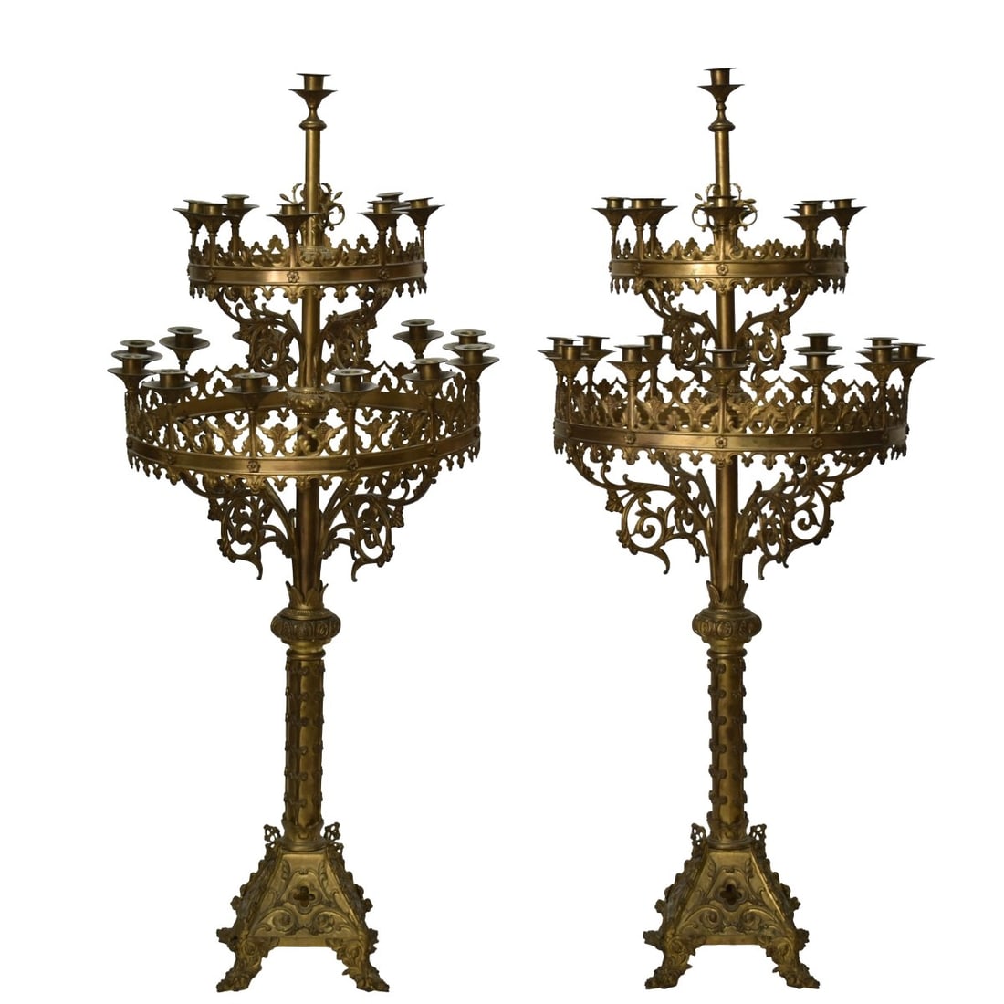 Large Late 19th C. Italian Candelabra (1 of 5)