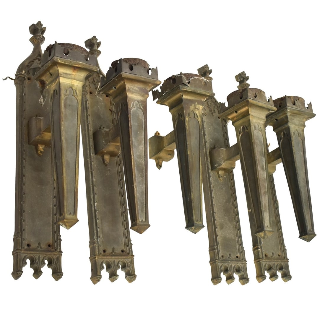 Antique Bronze Wall Sconces - 2