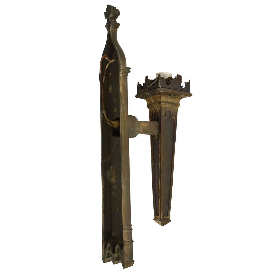 Antique Bronze Wall Sconces - 6