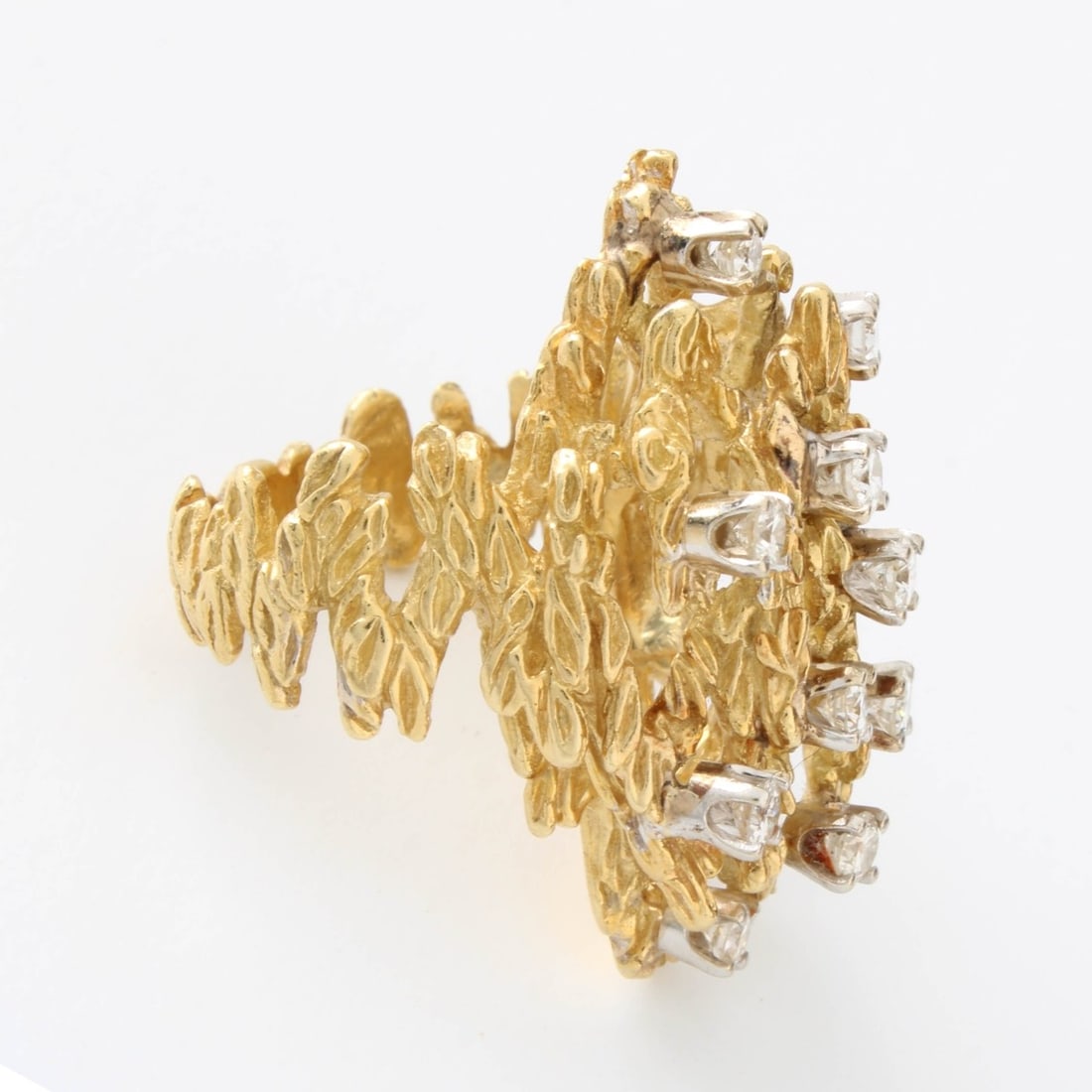 Diamond and 18K Ring - 2