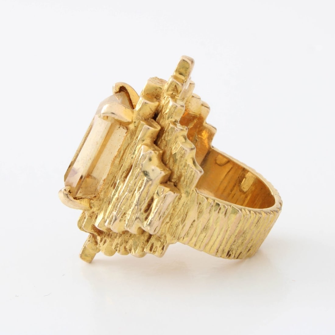 Citrine and 14K Ring - 2