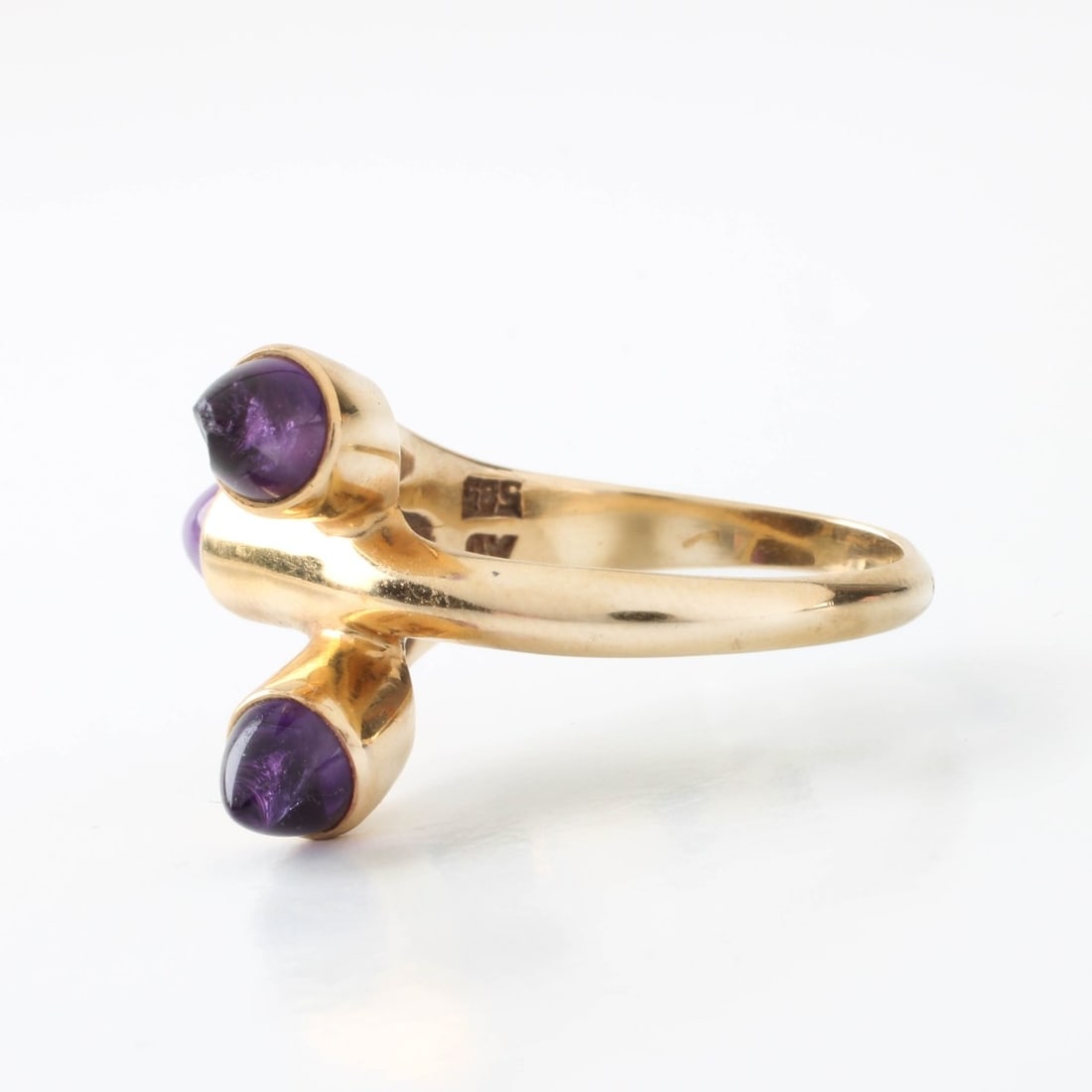 Amethyst and 14K Ring - 2