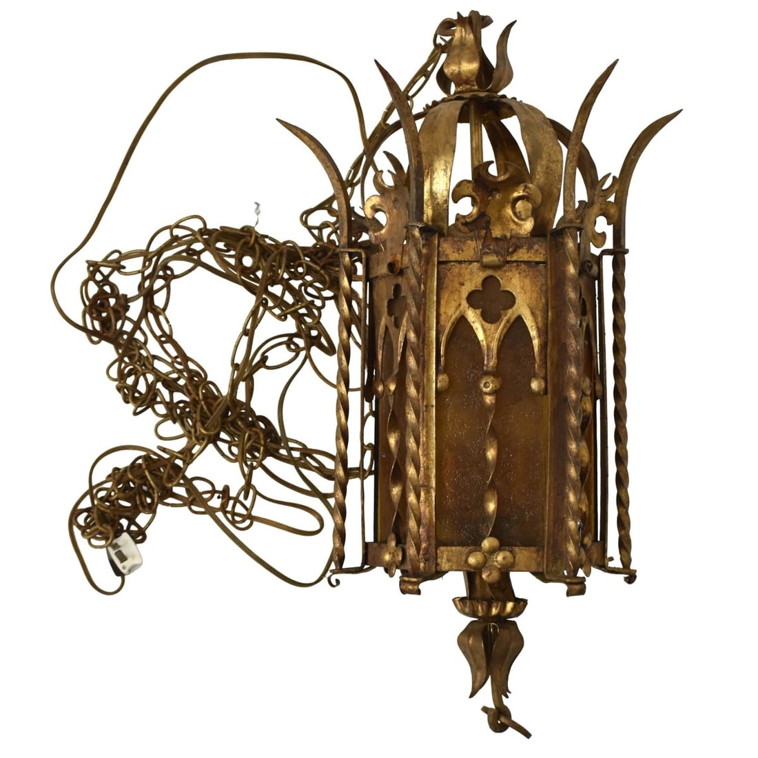 Gothic Style Metal Lantern - 6