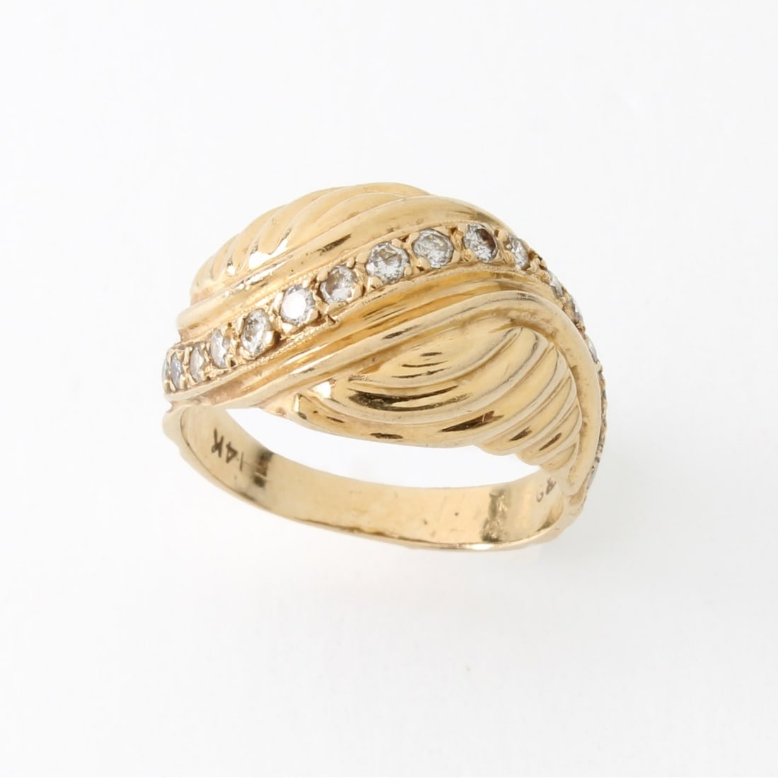 Diamond and 14K Ring - 2