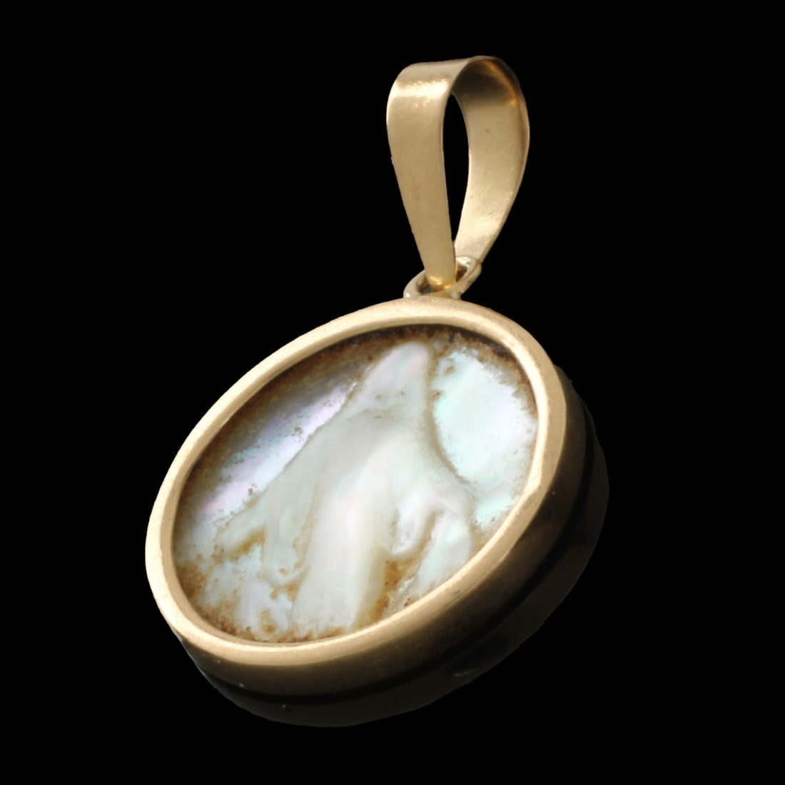18K and MOP Pendant - 3