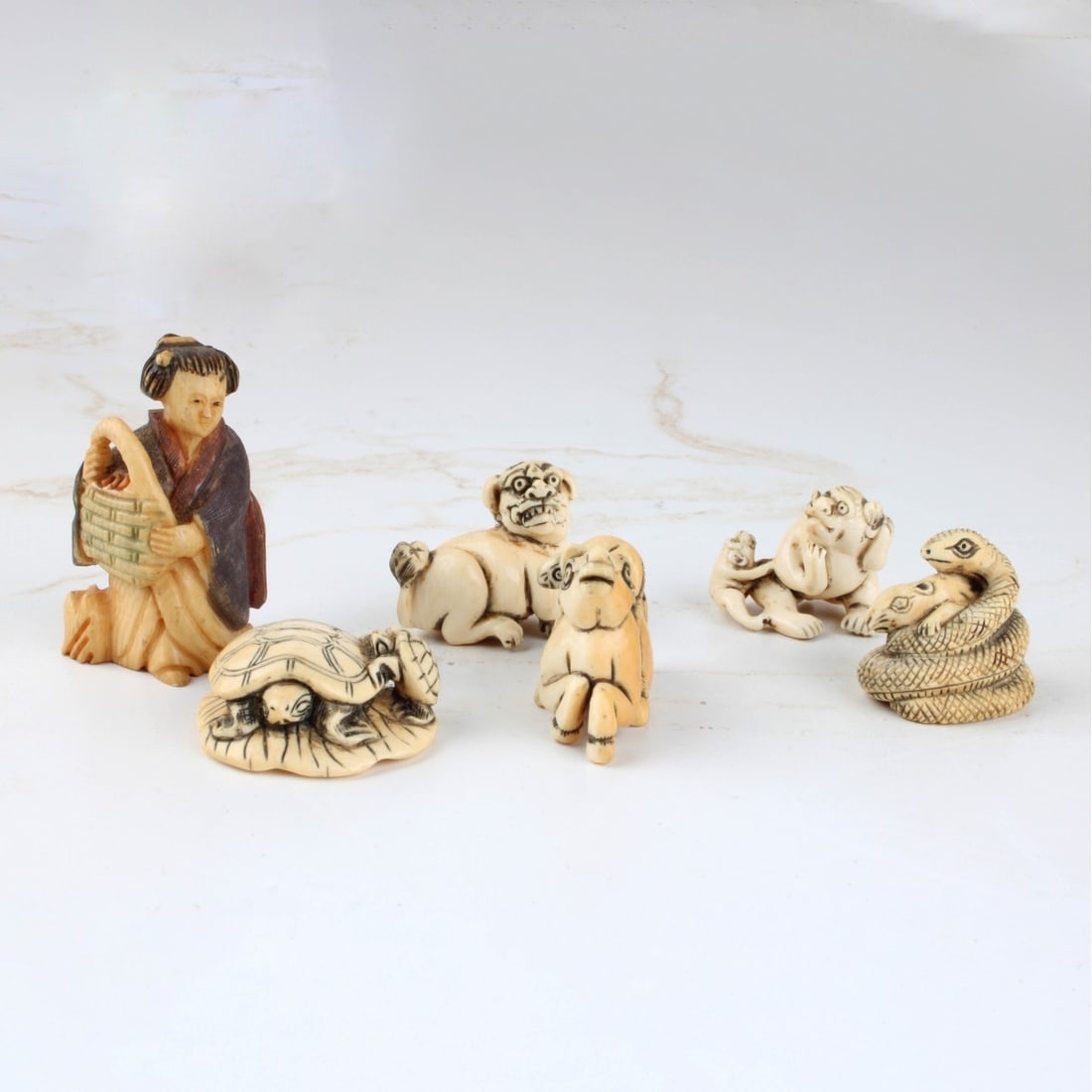 Collection of Antique Japanese Netsukes (1 of 4)