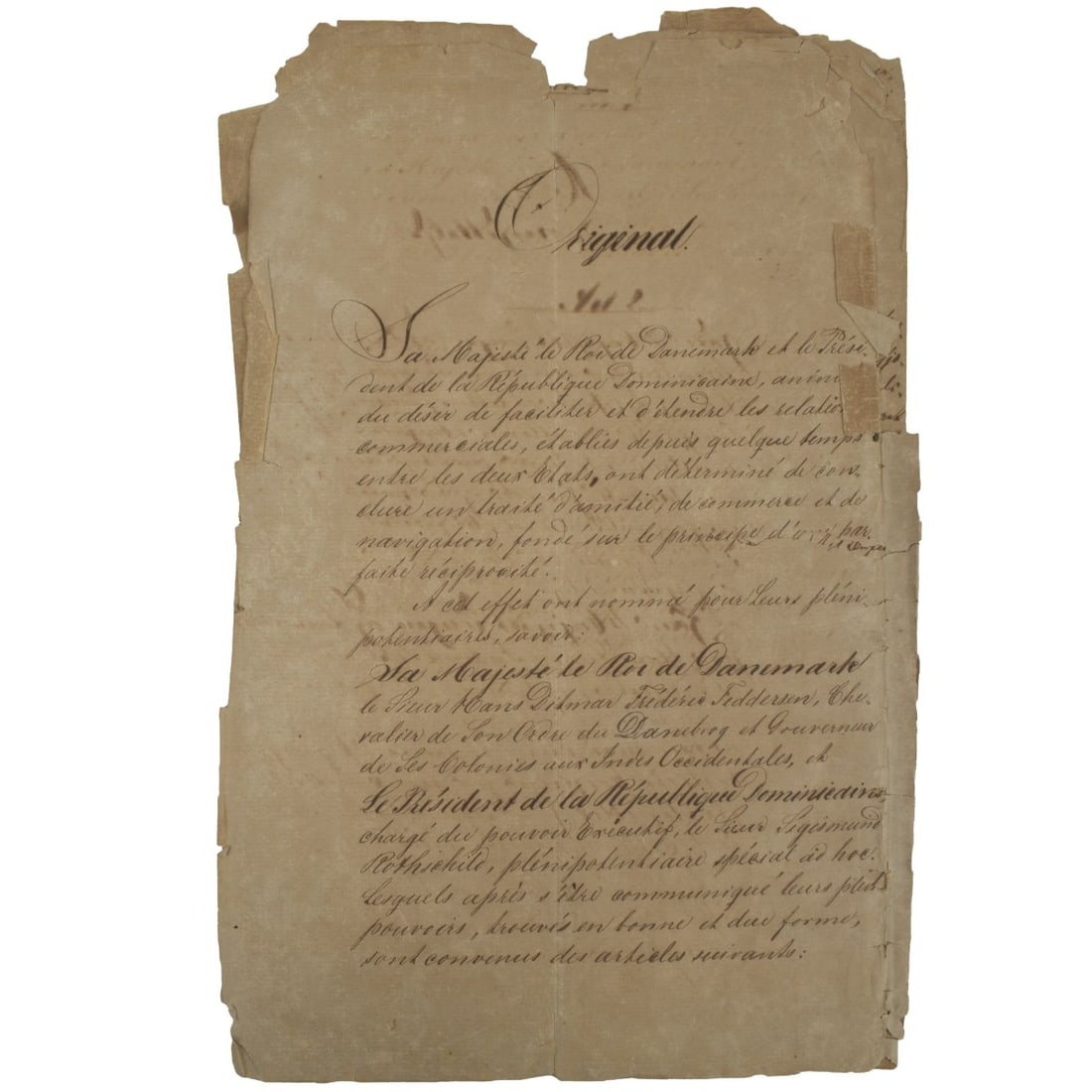 Rothschild Signed Document - 4