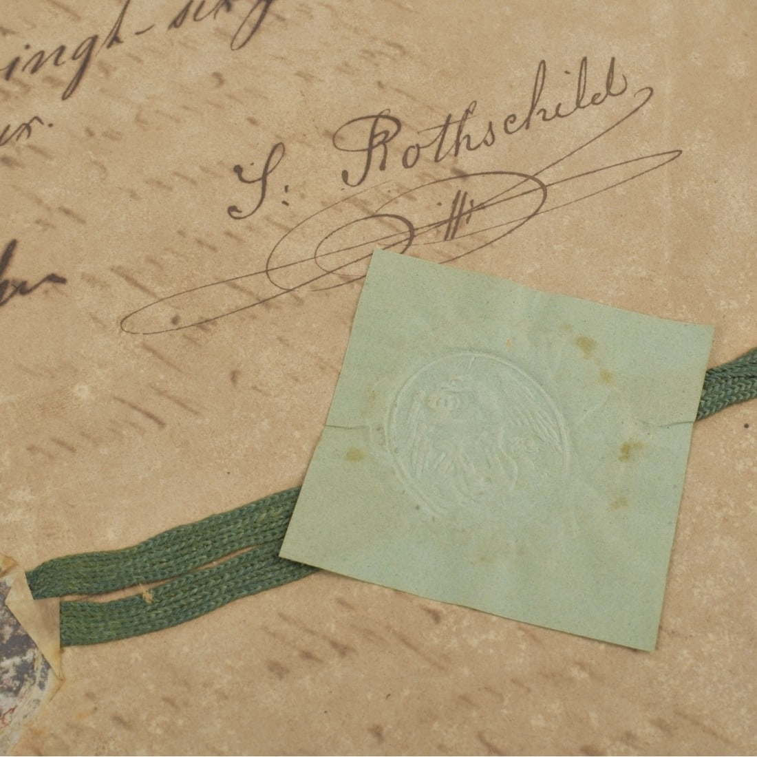 Rothschild Signed Document - 5