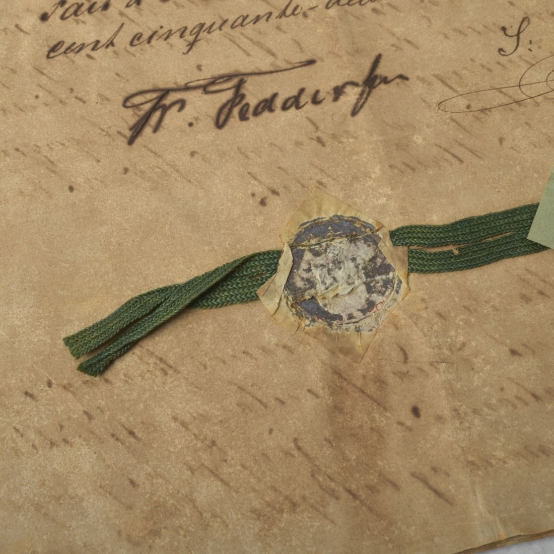 Rothschild Signed Document - 6