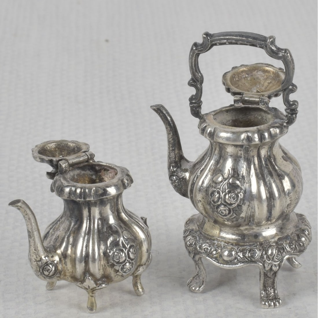 Mini Sterling Silver Tea Set - 4