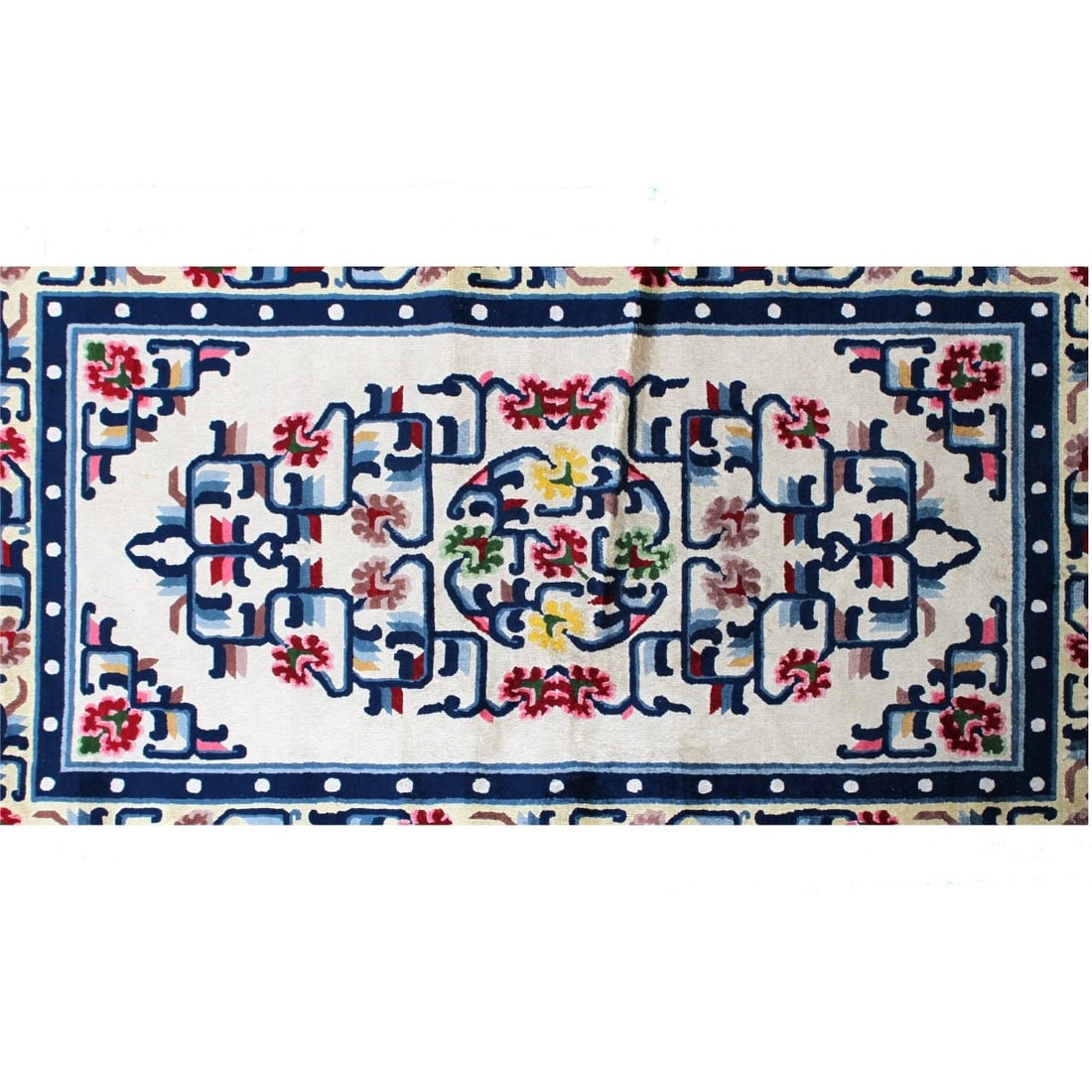 Chinese Silk Rug - 2
