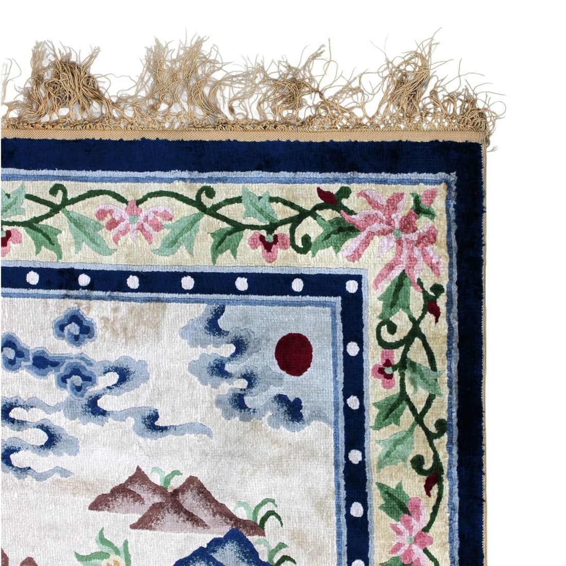 Chinese Silk Rug - 2