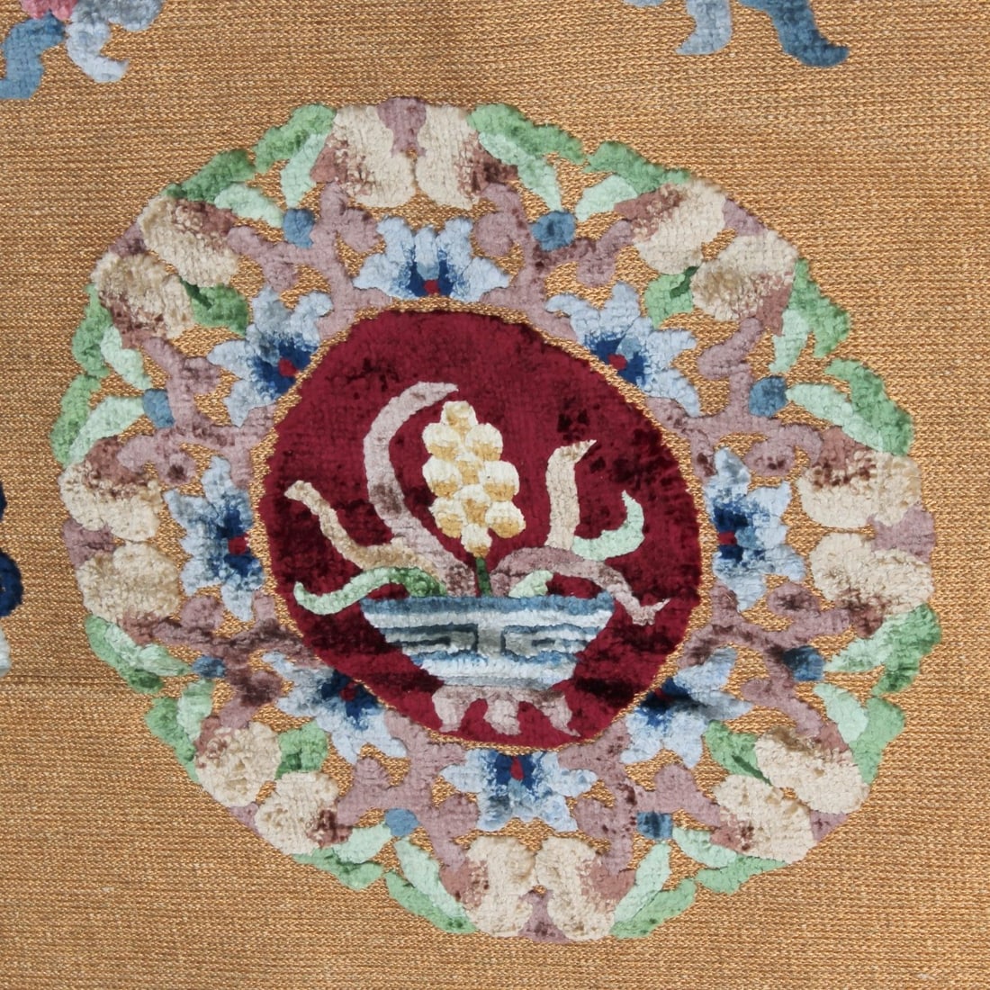 Chinese Silk Rug - 2
