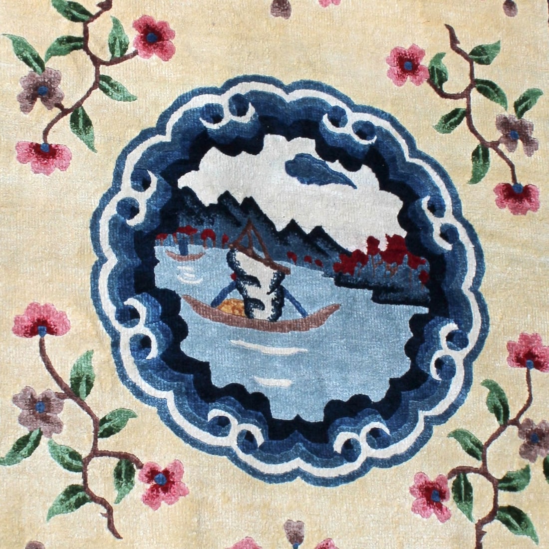 Chinese Silk Rug - 2