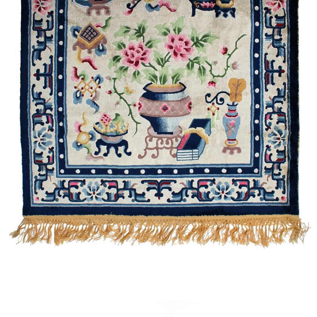 Chinese Silk Rug - 4