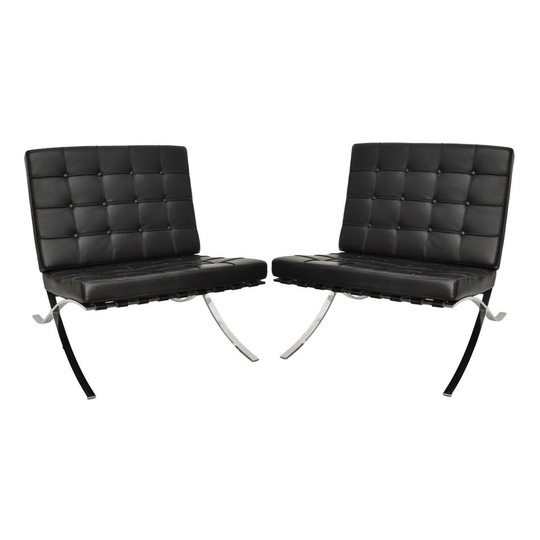 Knoll Mid-century Barcelona Chairs (1 of 9)