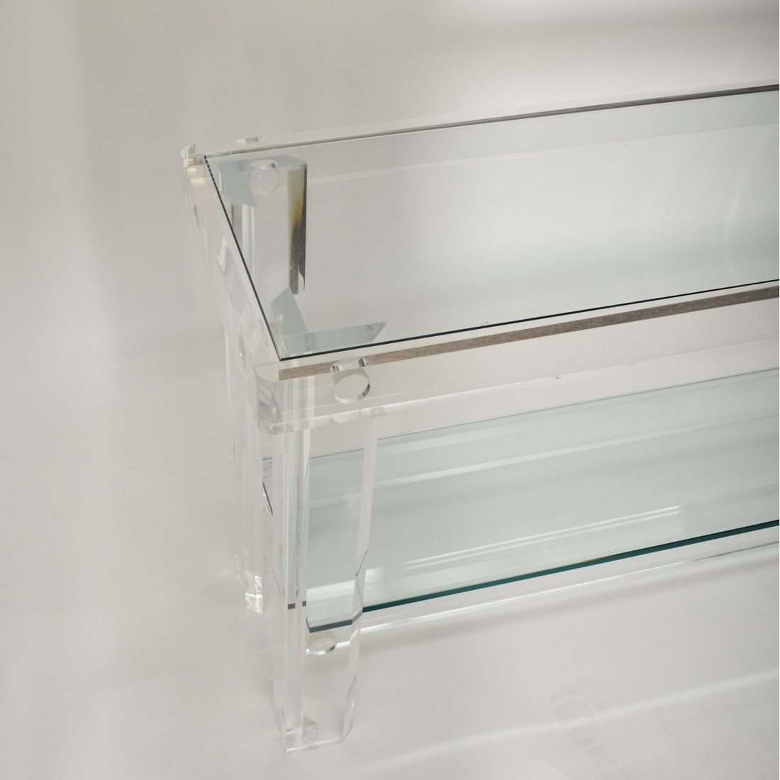Mid-century Modern Lucite Console Table - 3
