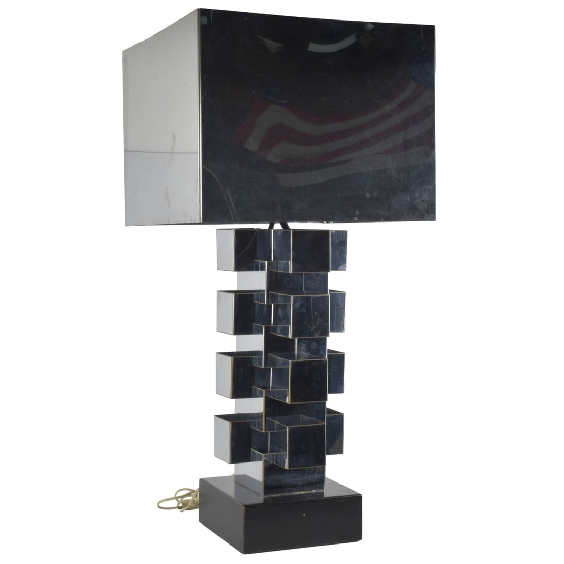 Curtis Jere Stacked Chrome Lamp (1 of 6)
