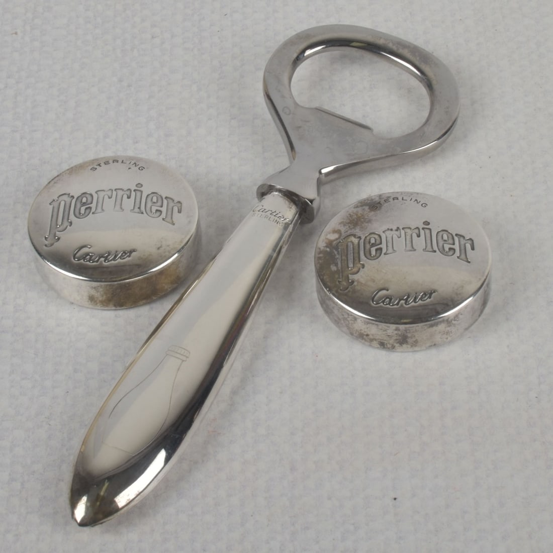 Cartier Bottle Opener and Caps (1 of 7)