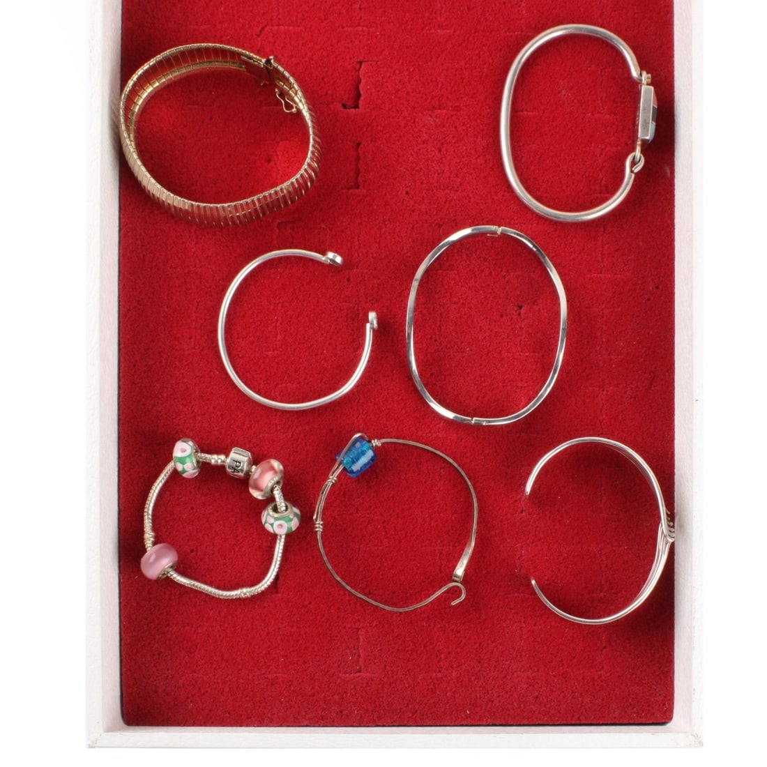 Sterling Bangle Bracelets - 2