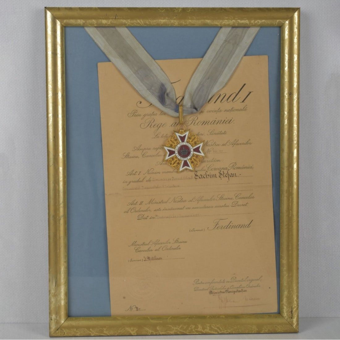 Romania Commander Badge of the Order of the Crown (1 of 5)
