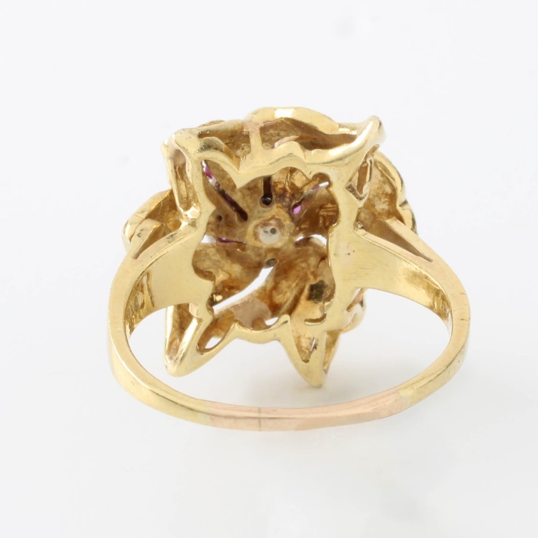 Ruby, Diamond and 18K Ring - 4