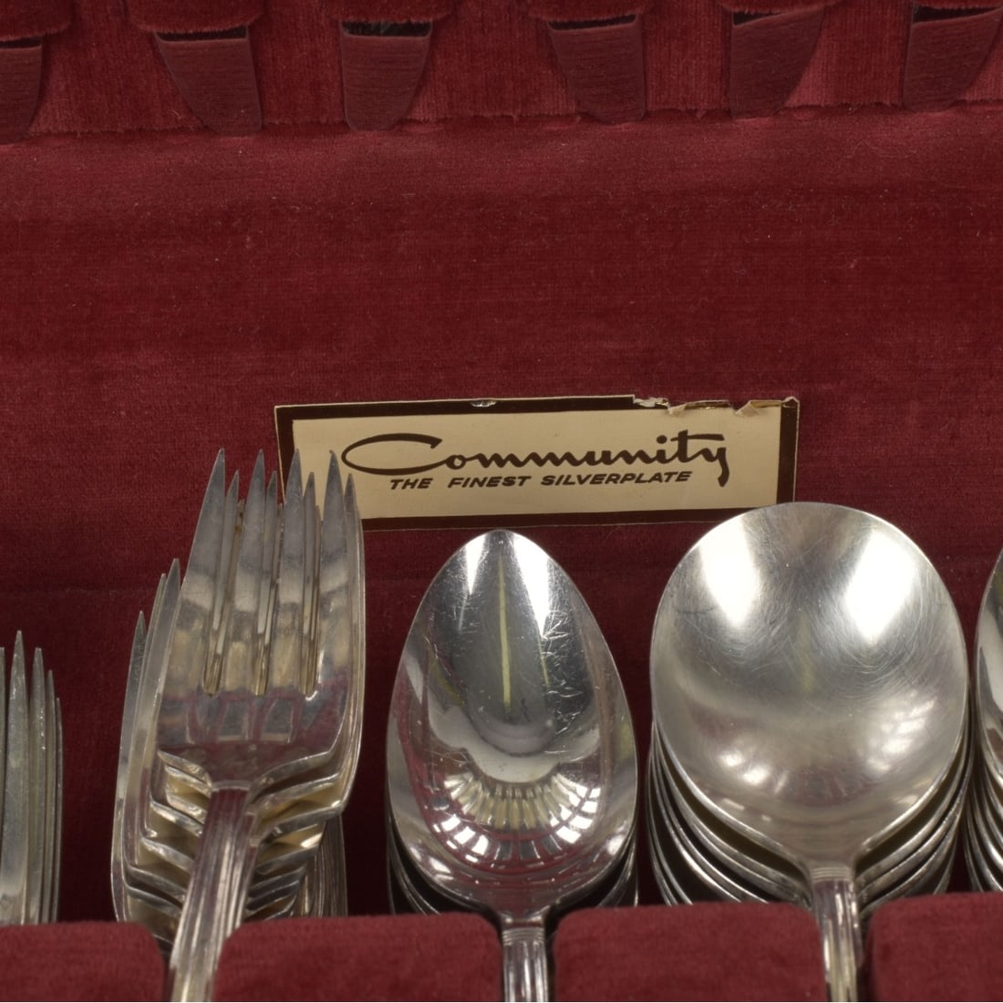 Community Silver Plate Flatware - 9