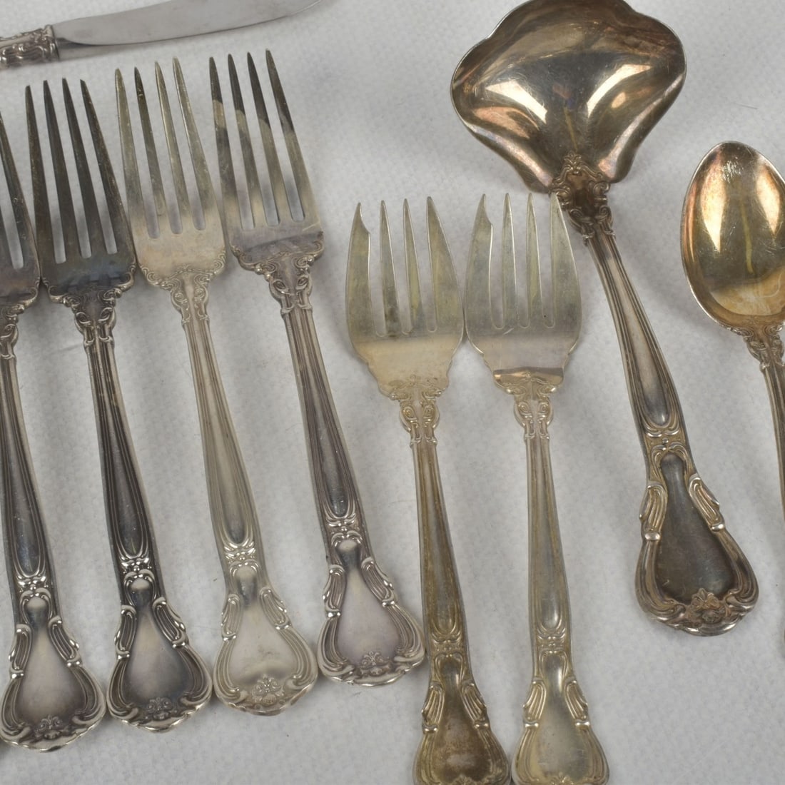 Gorham "Chantilly" Sterling Silver Flatware - 3