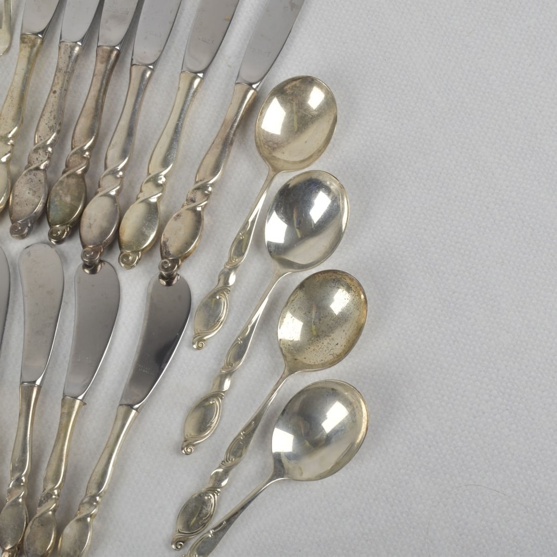 Wallace "Silver Swirl" Sterling Silver Flatware - 6