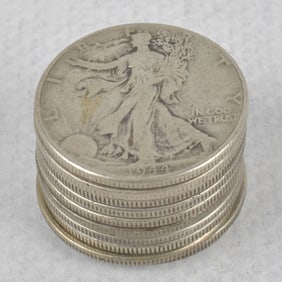 US Walking Liberty Silver Half Dollar