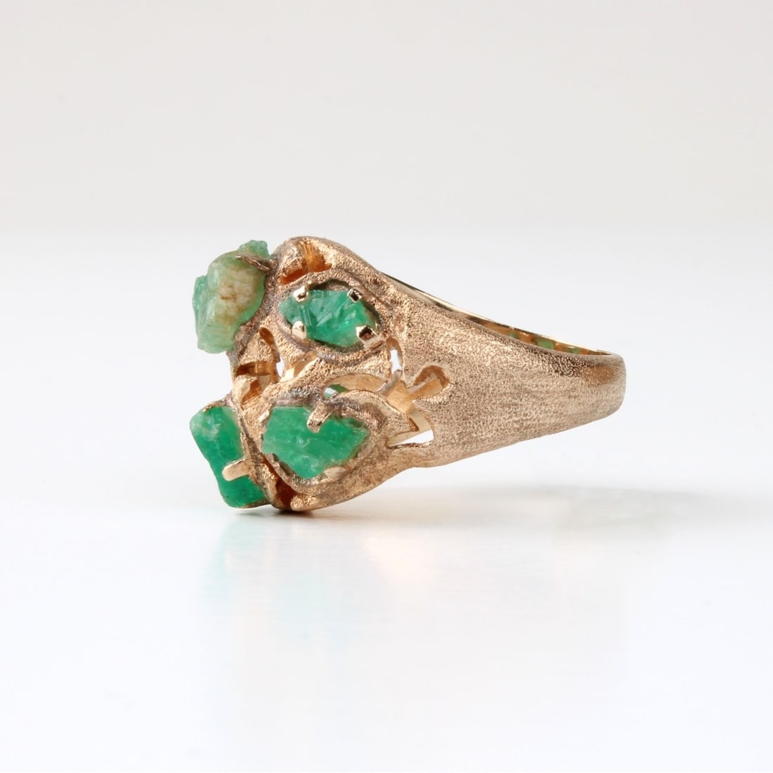 Emerald and 14K Ring - 3