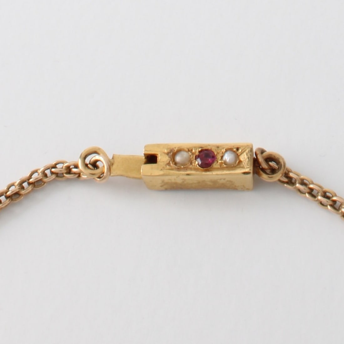 Pearl, Ruby and 14K Necklace - 4