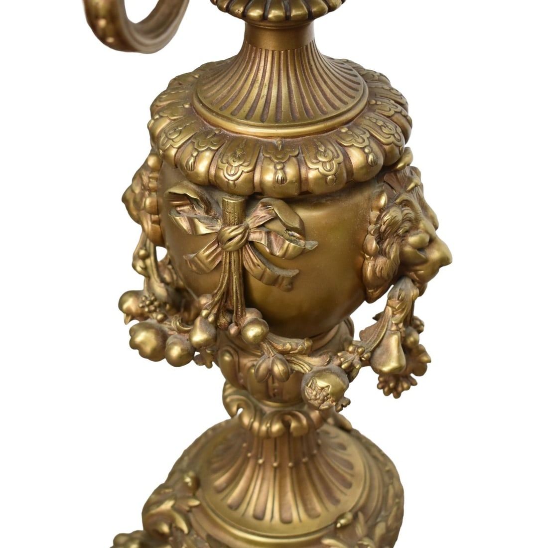 Large Gilt Bronze Candelabra - 4