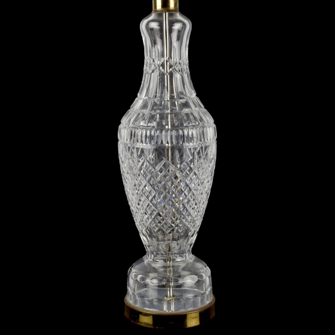 Waterford Style Glass Table Lamp (1 of 5)