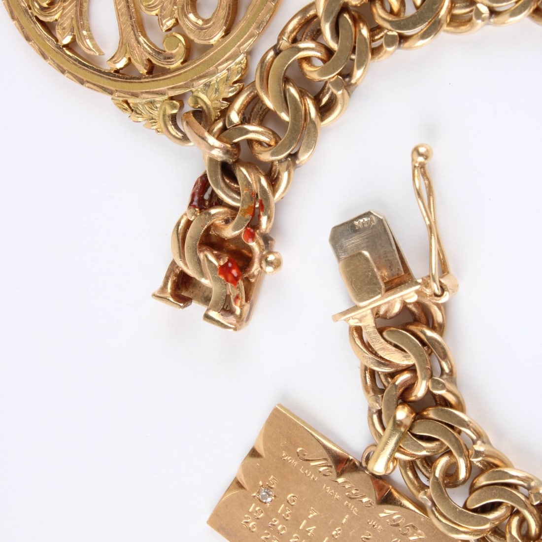 14K Charm Bracelet - 3