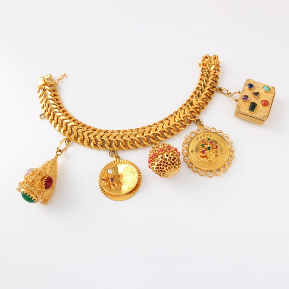 14K Charm Bracelet (1 of 3)