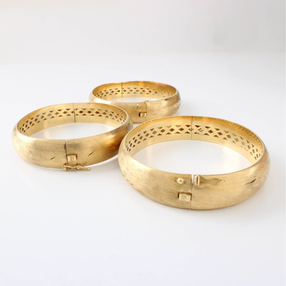 14K Bangle Bracelets - 3