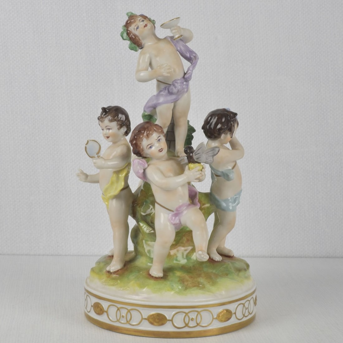 Capodimonte-style Porcelain Group (1 of 6)