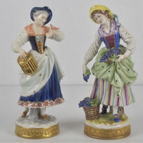 German Rudolstadt Volkstedt Figures