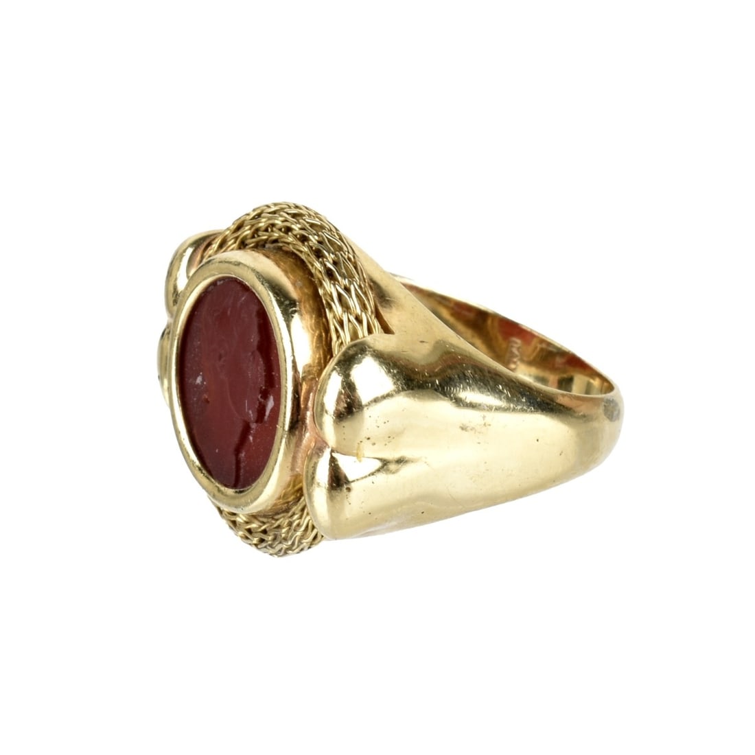 Carnelian and 14K Ring - 2