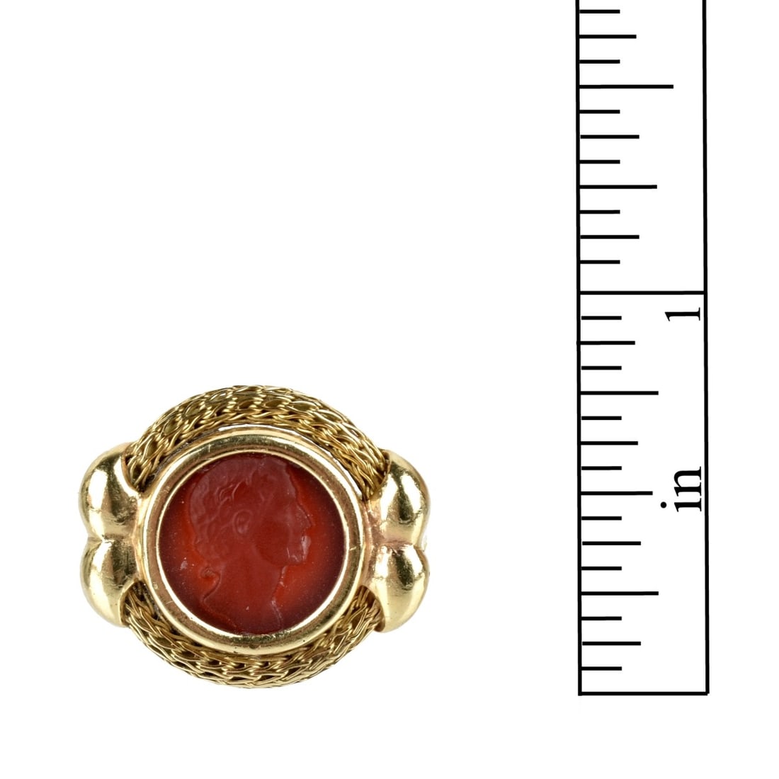 Carnelian and 14K Ring - 5
