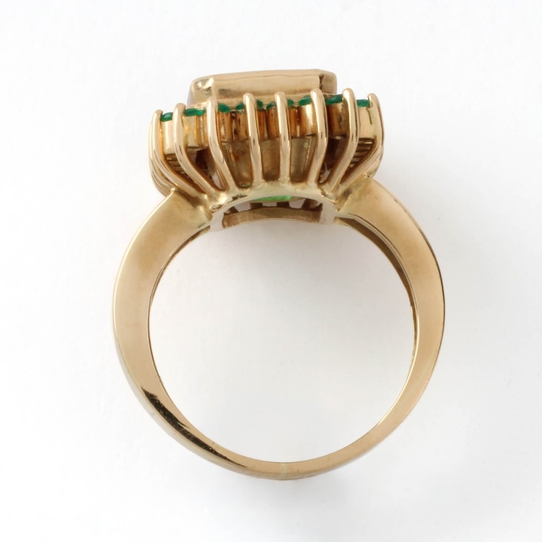Emerald and 18K Ring - 7