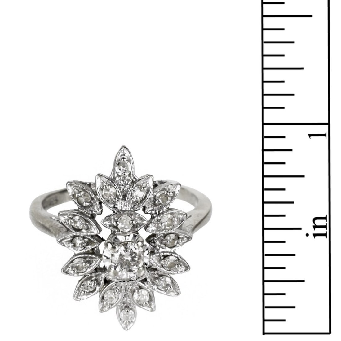 Diamond and 14K Ring - 5