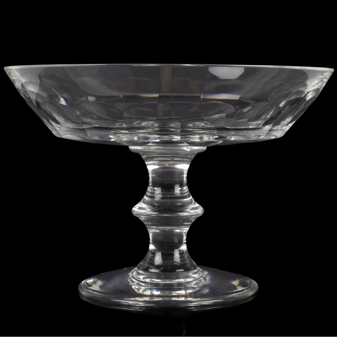 Val St. Lambert Crystal Compote - 2